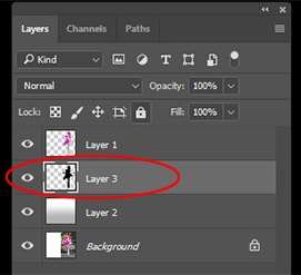 preview on the layer panel