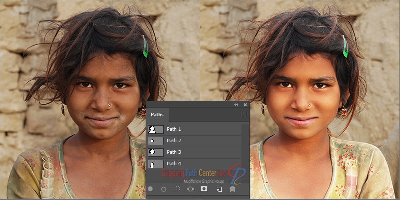 Clipping Paths for Retouching and Color Correction