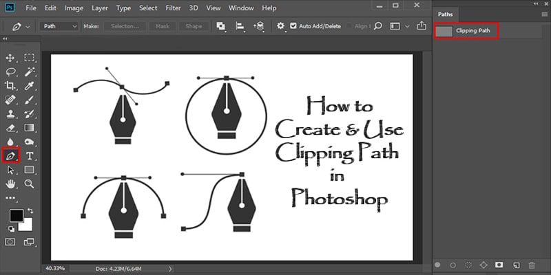 How to Create Clipping Path in Photoshop