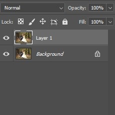 appearing on both layers