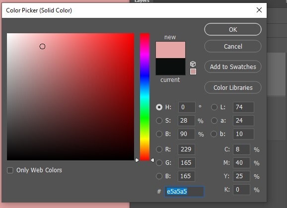 Making a solid color background