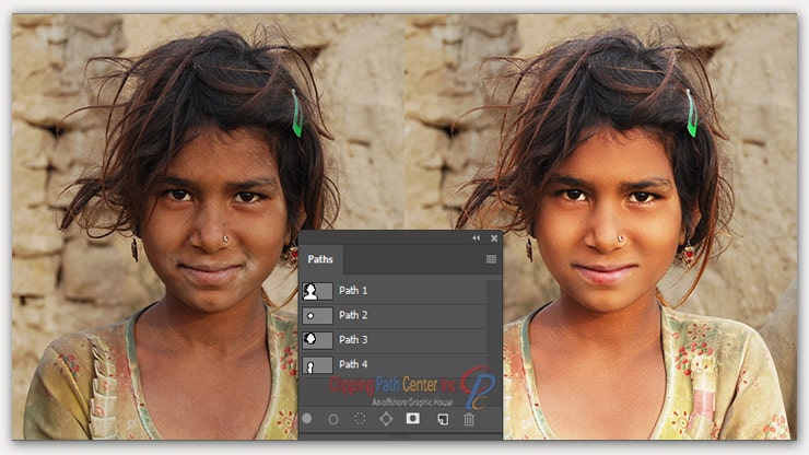 Clipping Paths for Retouching work