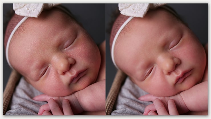 Newborn Photo Retouching Image