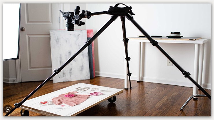 Use a Tripod for flat lay photography
