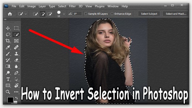 How to Invert Selection in Photoshop