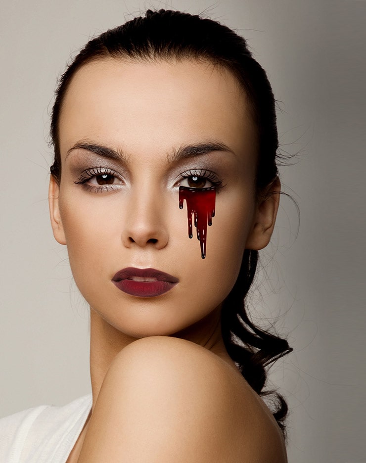 How to Make Blood Tears in Photoshop